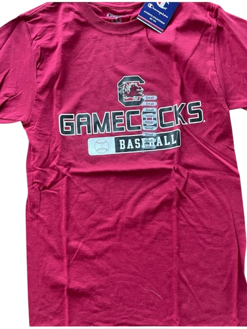 NWT USC Gamecocks Baseball University South Carolina Tee Adult TShirt Size Small